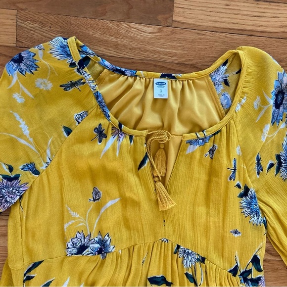 Floral bohemian tiered sundress.  Size small - Picture 3 of 3